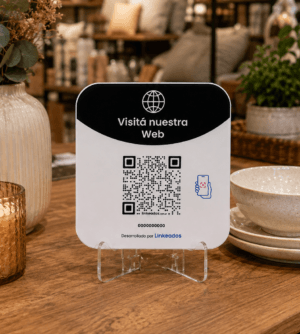 Cartel con QR Sitio Web