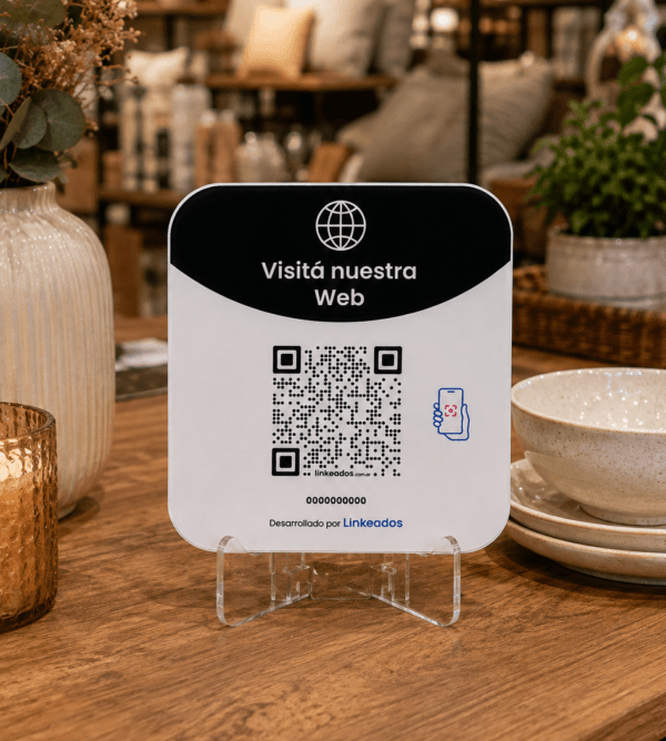Cartel con QR Sitio Web