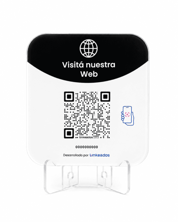 Cartel con QR Sitio Web
