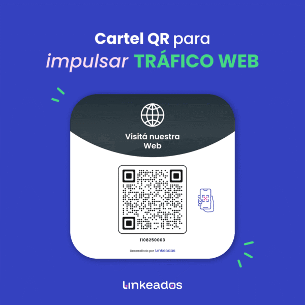 Cartel QR para impulsar visitas a tu sitio web