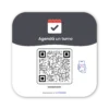 Cartel QR dinámico de acrílico para agendar visitas y turnos ideal para empresas, locales, comercios, pymes y negocios físicos con análisis de estadísticas y seguimiento de uso por medio de reportes – Linkeados