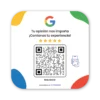 Cartel QR dinámico de acrílico para capturar reseñas de Google mi negocio ideal para empresas, locales, comercios, pymes y negocios físicos con análisis de estadísticas y seguimiento de uso por medio de reportes – Linkeados
