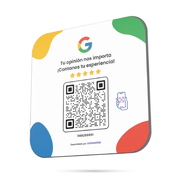 Cartel QR Google + 1 mes de estadísticas GRATIS