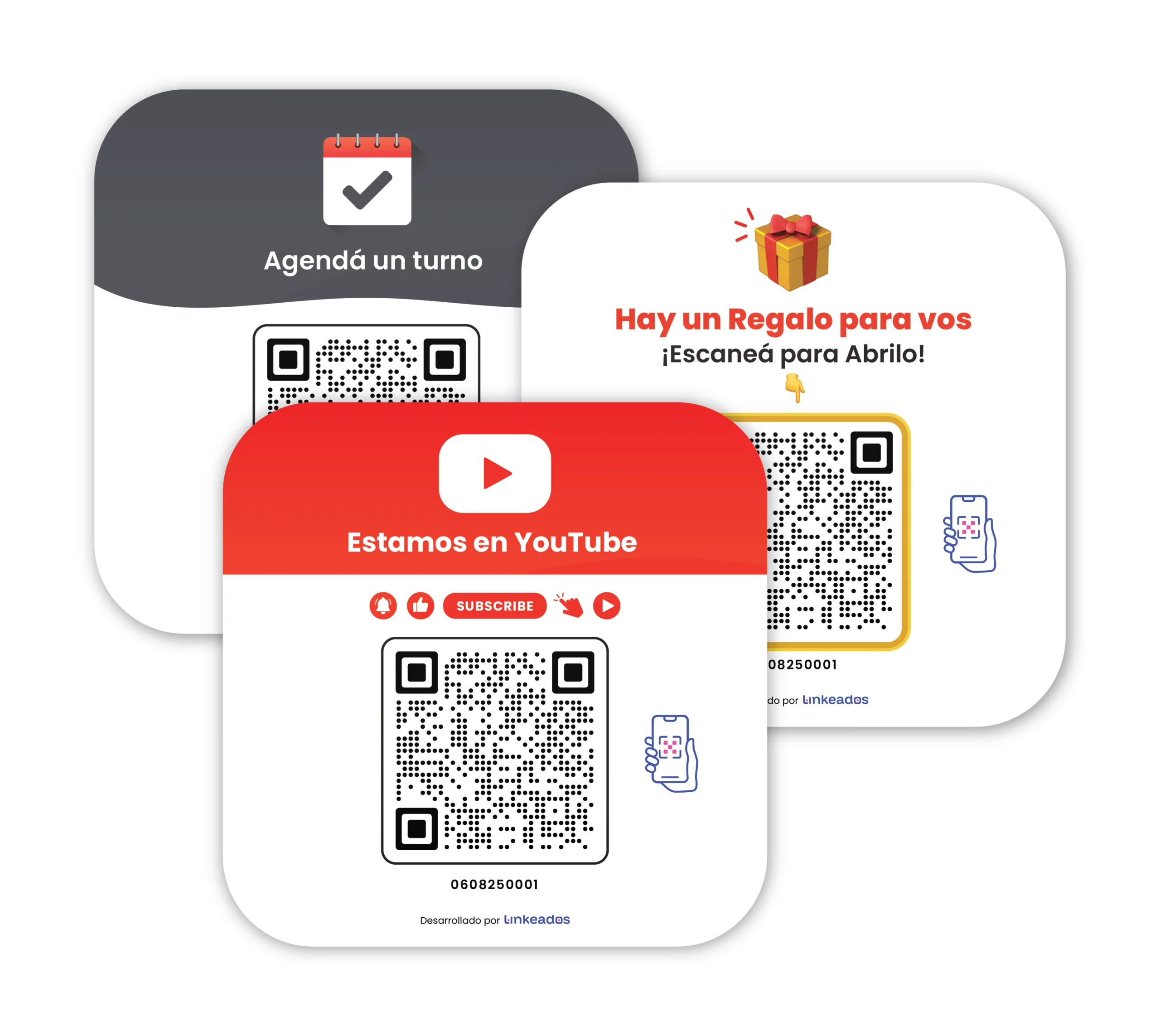 Productos Personalizables a medida con QR de Linkeados