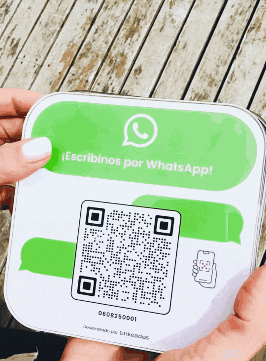 Carteles con código QR diseñados para whatsapp, google, instagram y web