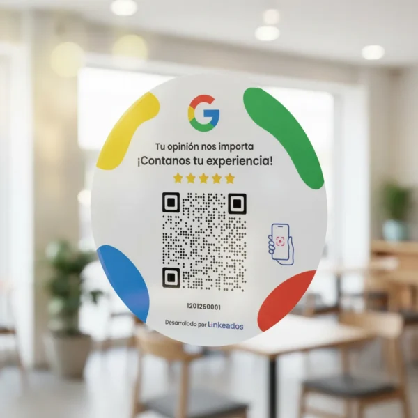 Sticker con QR Google