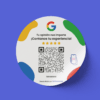 Sticker con QR Google