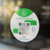 Sticker con QR Whastapp