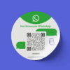 Sticker con QR WhatsApp